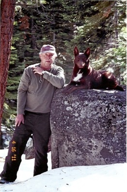 Guy Yeaman with dog